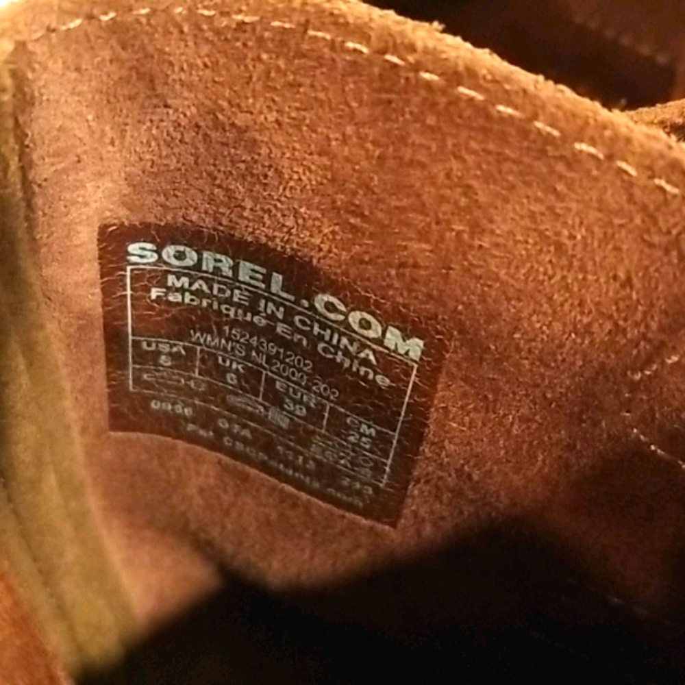 - SOREL-flawless! like new Emily Lace up leather combat boots - Picture 6 of 12